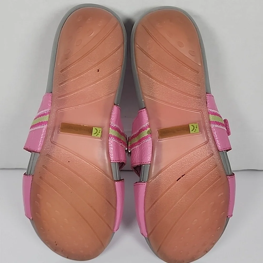 Bare Traps  Women Pink and Gray Open Toe  Sandals Size 6.5 - Picture 7 of 8